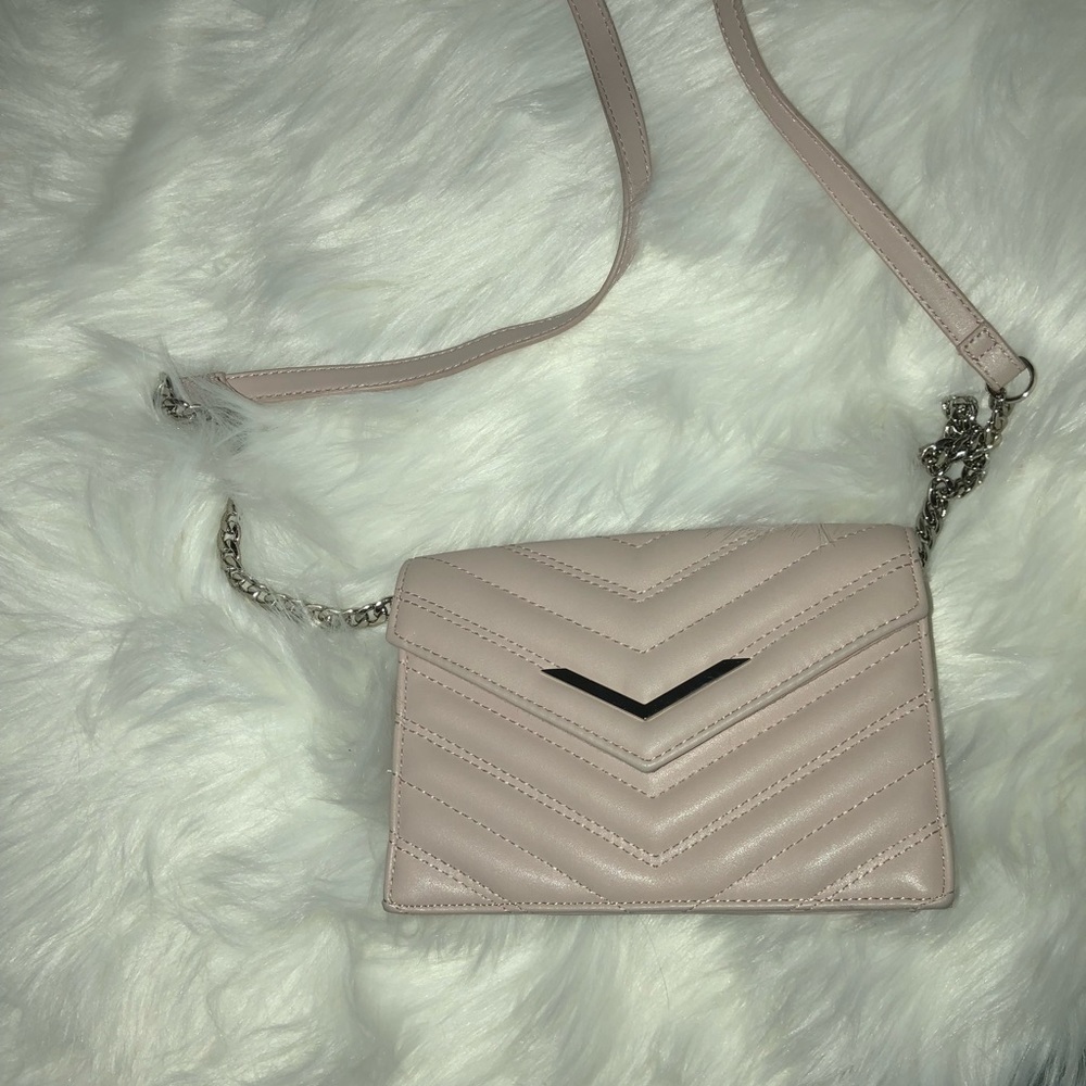 Express Quilted Blush Going Out Purse